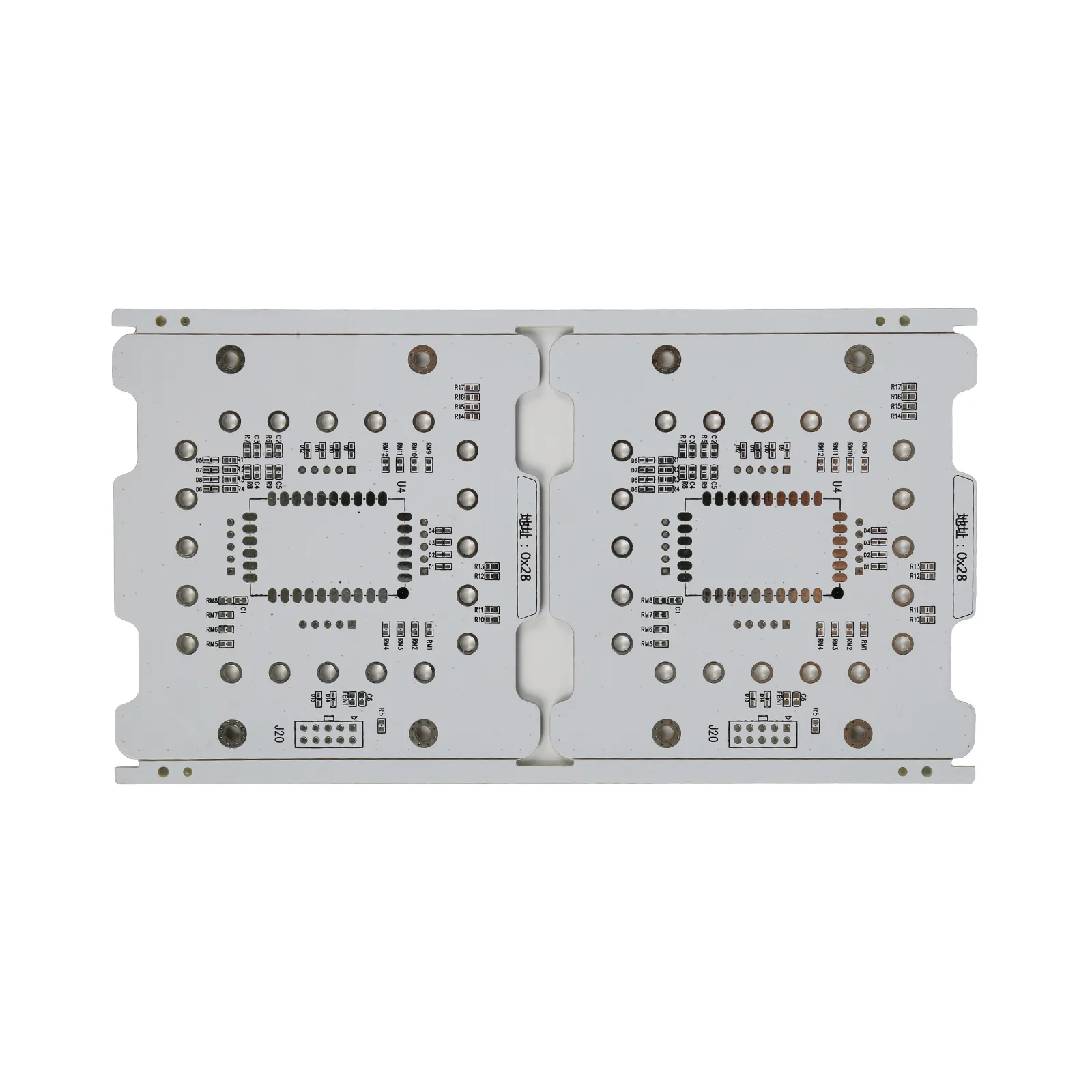 Substrato in alluminio fai da te controllo vocale ad ultrasuoni LED PCB design circuito stampato produttori OEM prezzo
