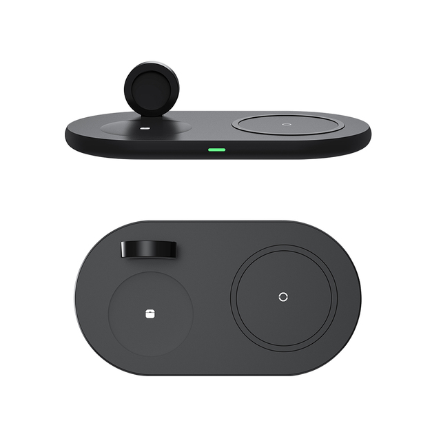2023 New Technology Trending Mobile Phone Universal Slim 3 in 1 Magnetic Wireless Charger Pad 15W 10W