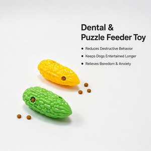 Juguete para Mascotas Ecológico con Forma de Melón Amargo de TPR, Juego de Olfateo, Almacenamiento de Alimentos, Juguete Molar, Entretenimiento Diario para Perros, Dispensador de Golosinas - Product Image 2