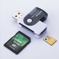 Lector de Tarjetas Inteligentes USB 2.0 de Alta Velocidad SD MS T-flash con Estándar ISO7816 para Instalación Interna en Computadoras y Teléfonos Inteligentes