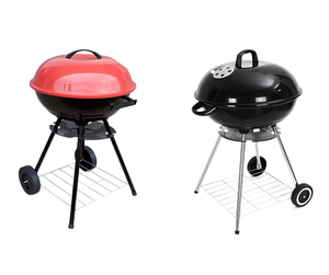 Portable Wheel Metal Barbecue Coal Kettle Bowl Grill Charcoal Drop Shipping Amazon Hot Selling coal griller