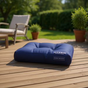 เบาะรองนั่งกลางแจ้ง Ouxiwhiaz สีน้ำเงินกรมท่า ผ้า Oxford ใยโพลีโพรพิลีนแบบกลวง กันน้ำ รูปทรงสี่เหลี่ยมผืนผ้า ใช้ได้ทุกฤดู - Product Image 2