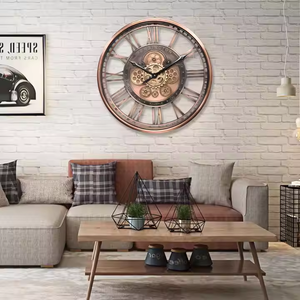 Cổ Điển Đồng Hồ Treo Tường Handmade Cổ Thiết Kế Cổ Điển, Nghệ Thuật Trang Trí Phong Cách, Chất Lượng Cao Đồng Hồ Thạch Anh Cho Nhà Nhỏ Khách Sạn Trang Trí Nội Thất - Product Image 4