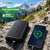 Batterie solaire portable écologique, taille personnalisée, charge rapide, fabrication en usine