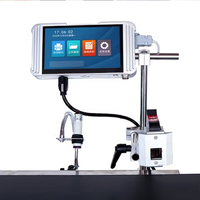 Imprimante jet d'encre industrielle S10 en ligne 600 DPI avec système de codage TIJ et capteur oculaire électrique pour sacs plastiques, cartons, codes lots et logos