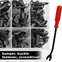 240+5 clips de fixation pour pare-chocs, clips de retenue en plastique pour voiture, clips de poussée pour pare-chocs, clips de garde-boue, ensemble de fixations décoratives rivetées pour voiture