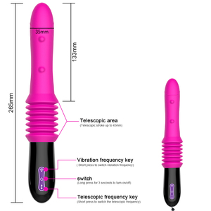 Up-Down Dildos Vibratoren mit Fernbedienung Großhandel Schub vibratoren für Frauen Hochfrequenz Sexspielzeug Weibliche <span class=keywords><strong>Sex</strong></span> maschinen - Product Image 2