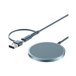 Chargeur sans fil magnétique bleu Port Type-C Compatible pour iPhone 16e/16/16 Plus/16 <span class=keywords><strong>Pro</strong></span>/16 <span class=keywords><strong>Pro</strong></span> <span class=keywords><strong>Max</strong></span>/15 <span class=keywords><strong>14</strong></span> 13 12 Série 15W <span class=keywords><strong>Sortie</strong></span> - Product Image 1