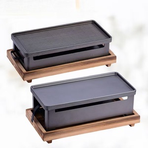 Plaque de cuisson en alliage <span class=keywords><strong>d</strong></span>'aluminium, plaque de rôtissage intérieure, facile à nettoyer, barbecue au charbon de bois pour restaurant - Product Image 3