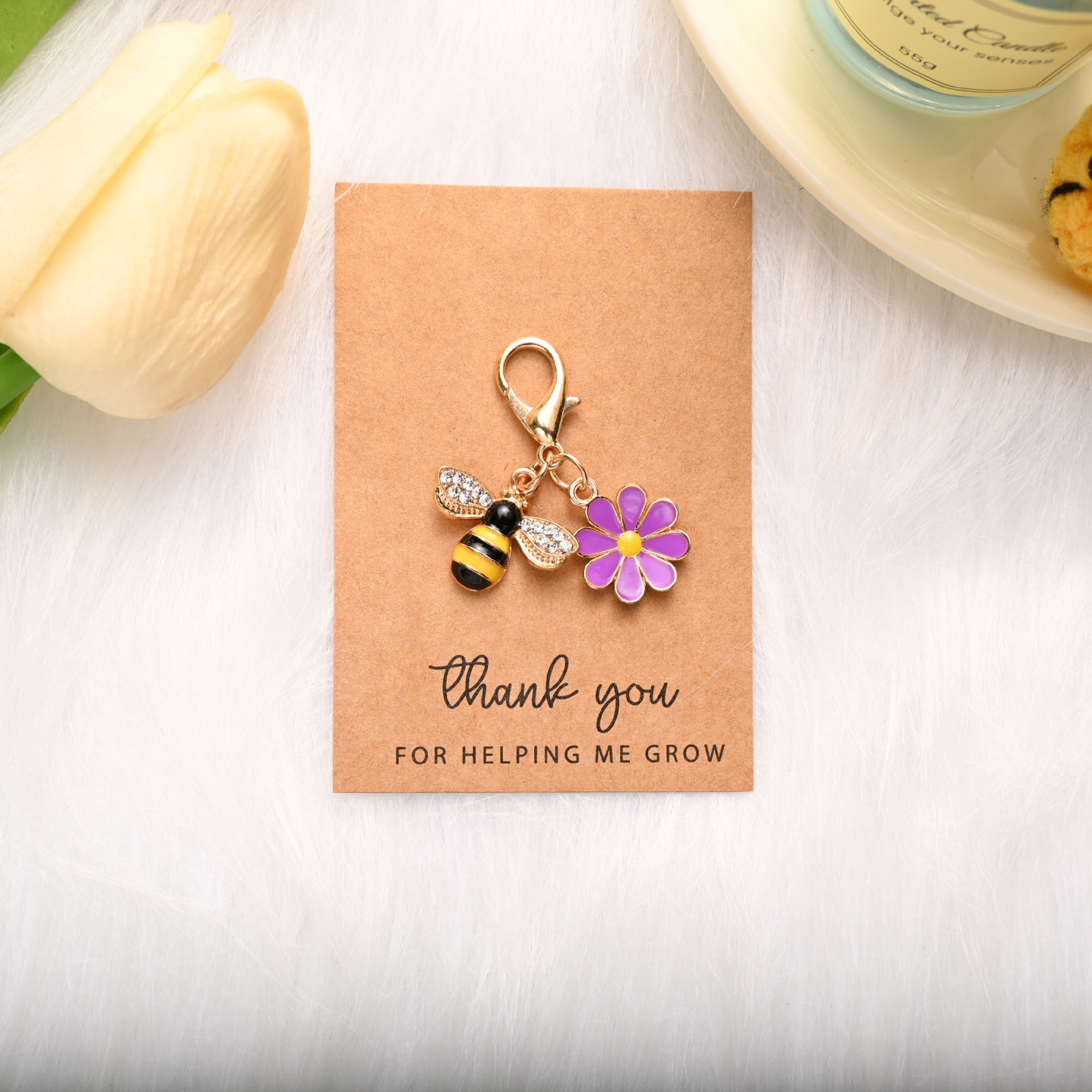 Purple with card