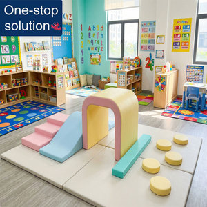 Équipement <span class=keywords><strong>de</strong></span> jeu souple commercial personnalisé pour enfants, aire <span class=keywords><strong>de</strong></span> jeux intérieure pour tout-petits, parc d'attractions, château gonflable - Product Image 1