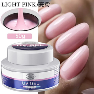 เจลต่อเล็บ 3 in 1 ขนาด 50 กรัม สีใสธรรมชาติ สำหรับต่อเล็บ ปั้นเล็บ เสริมความแข็งแรง ใช้ได้ทั้งในร้านเสริมสวยและที่บ้าน ทำเล็บเองได้ - Product Image 5