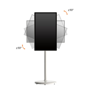 <span class=keywords><strong>Televisor</strong></span> Inteligente LED Portátil con Pantalla Táctil <span class=keywords><strong>de</strong></span> <span class=keywords><strong>24</strong></span> <span class=keywords><strong>Pulgadas</strong></span> y Android <span class=keywords><strong>TV</strong></span> 1080P, con Carcasa Blanca y Alimentación por Batería para Interfaz - Product Image 4