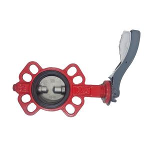 D71X150LB 手柄夹式蝶阀 304 板式米罗奇阀门板中心线夹式蝶阀出口标准阀体 - Product Image 4