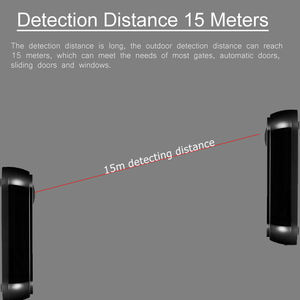 Çevre hırsız algılama alarmı tek ışın aktif kızılötesi ışın dedektörü - Product Image 5