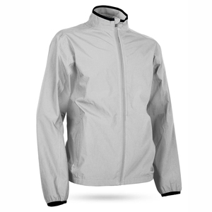 Chaqueta de <span class=keywords><strong>golf</strong></span> ligera impermeable, ideal como <span class=keywords><strong>cortavientos</strong></span> con cuello alto, cierre de cremallera, plegable sin capucha - Product Image 3