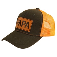 Nouvelle casquette de baseball en maille respirante avec lettres PAPA, combinaison de couleurs tendance et créative, protection solaire, casquette de camionneur pour l'extérieur