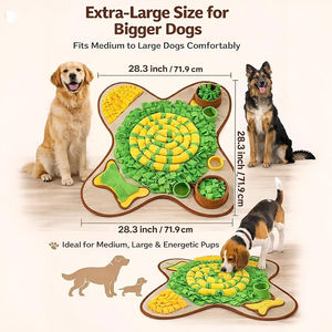Tapis de reniflement pour chiens, chats, lapins et petits animaux – Puzzle d'alimentation, entraînement olfactif et recherche de nourriture - Product Image 3
