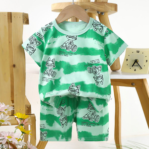 T-shirts décontractés à manches courtes pour filles, garçons, enfants, nourrissons, printemps, été, coton respirant, vêtements fins, Youyuan Bao - Product Image 3