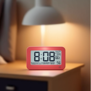 Red JD 9542R Alarm <b>Clock</b> - Product Image 3