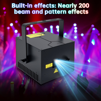 Lumière laser RGBW sans fil ANTS DMX512/carte SD/ILDA, contrôle IP20, pour parcs à thème et scènes d'événements