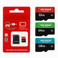 Carte mémoire TF 128 Go en gros, personnalisable avec logo OEM, stockage haute vitesse pour distributeurs, conditions directes usine