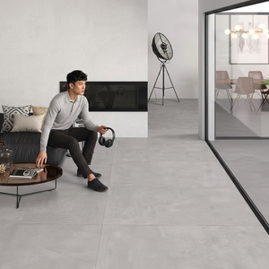 Settle Light Grey 600x1200mm Soft Matt Carving Porcelain Wall Floor Tiles European Stone Look 8.5mm - Product Image 6
