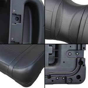 Siège avant pour voiturette de golf Yamaha Drive2 (noir) – Coussin et dossier en plastique - Product Image 5
