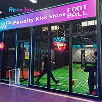 Machine de jeu d'arcade simulateur de football avec robot gardien de but numérique Penalty Kick Storm, équipement sportif, Coupe de Football, 1 an, anglais