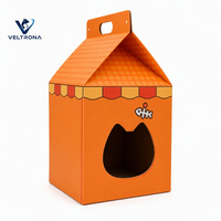 Maison à gratter pour chat en carton ondulé en forme de carton de lait, mobilier d'intérieur, vente en gros