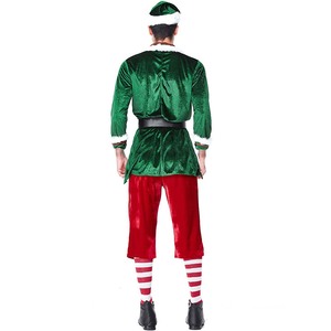 <span class=keywords><strong>Disfraz</strong></span> de <span class=keywords><strong>elfo</strong></span> de <span class=keywords><strong>Navidad</strong></span> para <span class=keywords><strong>hombre</strong></span> de lujo para adultos, <span class=keywords><strong>disfraz</strong></span> verde de Papá Noel de <span class=keywords><strong>Navidad</strong></span>, 2017 - Product Image 4