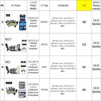 Microphone de batterie Audix en plastique, fabriqué en Chine, microphones de batterie Audix Dp7
