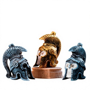 Casque de Chevalier Romain en Résine, Crâne, Ocarina Aztec Authentique, Jouet d'effaroucheur pour Fête d'Halloween Horreur - Product Image 2