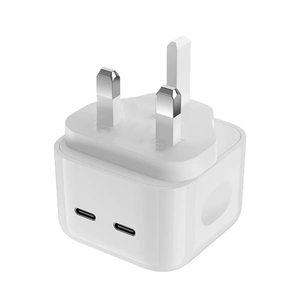 UK plug double type c sortie 45W chargeur de voyage mural pour iphone samsung - Product Image 1
