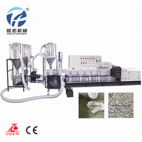 HONTO HT--90 Machine de recyclage de plastique haute capacité à technologie de pointe avec refroidissement par air pour film à bulles usagé et film étirable usagé