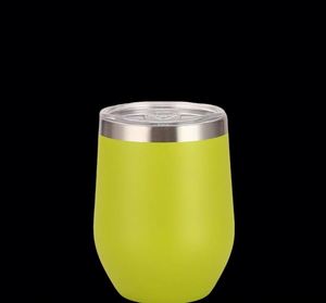 X0105 En gros, Gobelets de mariage personnalisés, Mug 'Egg' 12oz, Mug de voyage cadeau, Gobelet isotherme rose sous vide, Bouteille thermos, Gobelet à vin avec couvercle et paille - Product Image 1