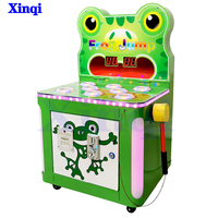 Jeu d'arcade à monnayeur économique pour enfants, type 'Whack-a-Mole' et 'Frog Jump', avec système de récompense par tickets