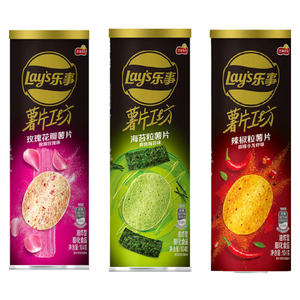 Collations exotiques directes d'usine fabriquées en Chine pommes de terre en conserve nouveau goût original Lays Chips - Product Image 3