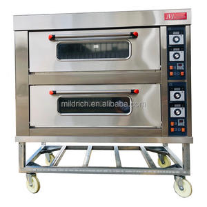 MILDRICH เตาอบเครื่องปิ้งขนมปังแบบสองสำรับ,เตาอบสี่ถาดพร้อมชั้นวางสำหรับทำพิซซ่าเค้กใช้ในเชิงพาณิชย์ - Product Image 3