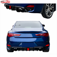 Diffuseur arrière avec feu stop LED, spoiler de pare-chocs arrière sport, kit carrosserie pour Infiniti Q60 2017-2022