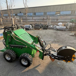 Gratis pengiriman <span class=keywords><strong>Mini</strong></span> Skidsteer <span class=keywords><strong>Loader</strong></span> 500kg 800kg 1ton pemuat kecil Dlingo elektrik Skid Steer Track <span class=keywords><strong>Loader</strong></span> untuk dijual - Product Image 3