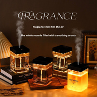 Diffuseur de parfum en verre carré de 500 ml, cinq options de parfum, pour la maison, l'hôtel, la chambre, désodorisant décoratif, vente en gros