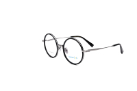 Superovo Monture de lunettes ovale en titane pur, grande, à monture complète, unisexe, rétro, transparente, légère, pour la lecture, tendance, pour adultes