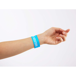 Pulseras de Tyvek a todo color [AnyWristband] tipo conectado de 25 mm (1 pulgada) para eventos - Product Image 1