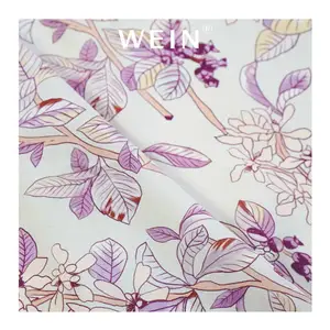 WI-Z0218 Wholesale Silk Crepe De Chine 100% Silk Printed Fabric Custom For Women Stylish Clothing