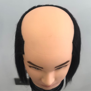 Prix de gros Hommes Mannequin Tête de poupée sans <span class=keywords><strong>cheveux</strong></span> au milieu Tête de mannequin chauve Tête d'entraînement chauve pour homme - Product Image 3