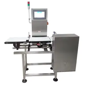 Digital intellectual conveyor belt check weigher with pusher