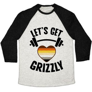 Let's Get Grizzly Unisex Tri-Blend <b>Baseball</b> <b>Tee</b> - Product Image 4