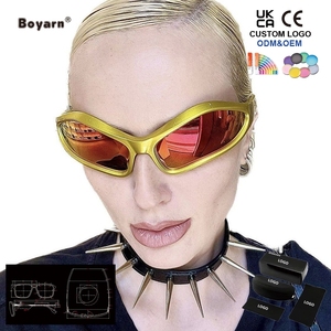 <span class=keywords><strong>Gafas</strong></span> <span class=keywords><strong>de</strong></span> Sol Boyarn con Tecnología Futurista, <span class=keywords><strong>Gafas</strong></span> <span class=keywords><strong>de</strong></span> Moda Y2K Hip Hop para Hombre, <span class=keywords><strong>Gafas</strong></span> <span class=keywords><strong>de</strong></span> Sol Novedosas para Exteriores - Product Image 1