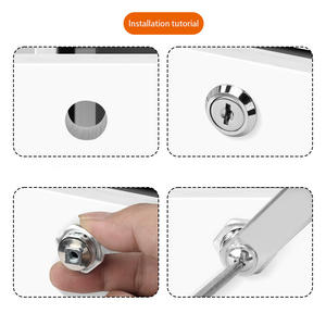 Sıcak satış çinko alaşım kam kilidi mobilya için paslanmaz çelik posta kutusu kilit kolayca yüklemek dolap kilidi çin'de yapılan - Product Image 6